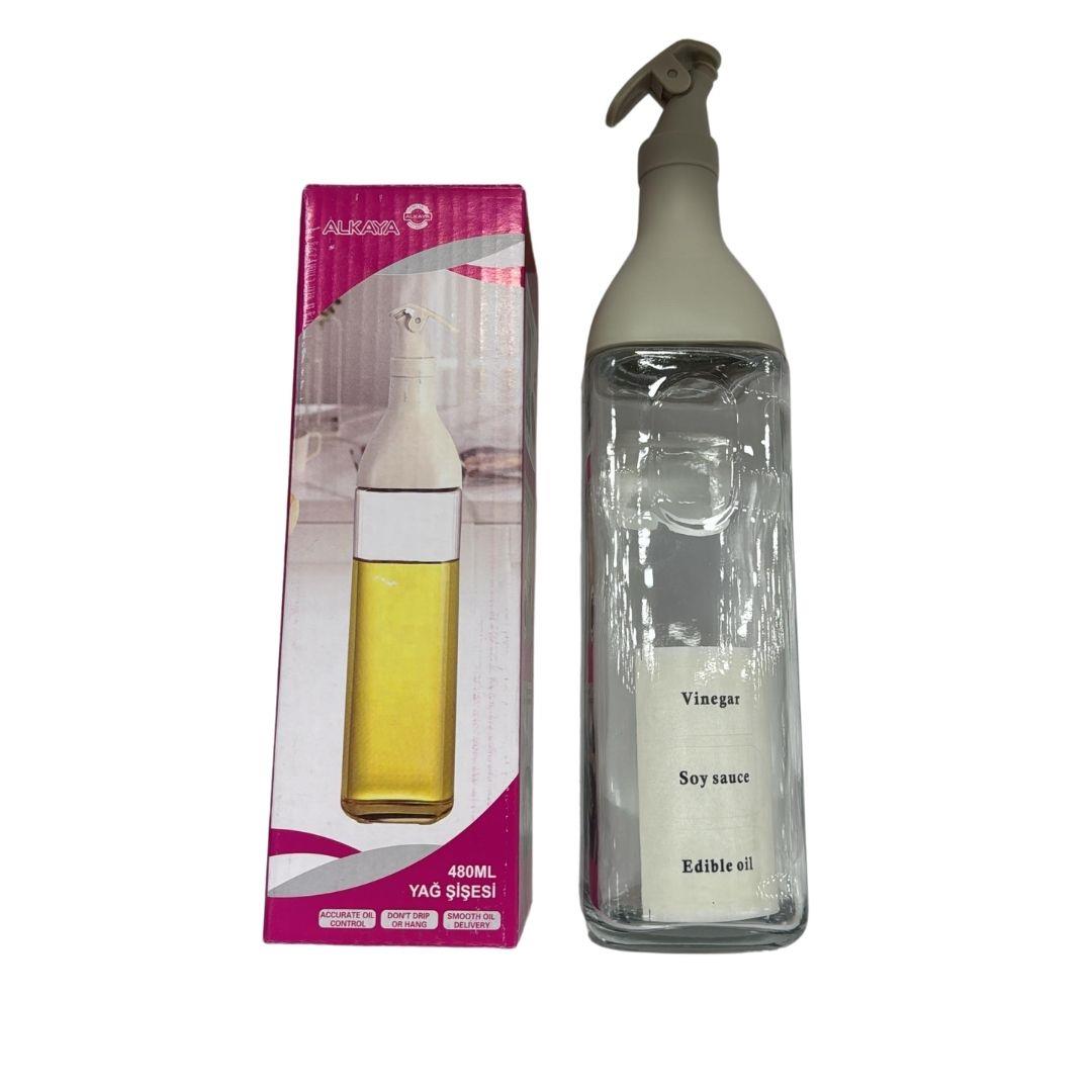 ALKAYA ALK-1429 480 ML CAM ŞİŞE YAĞLIK*80