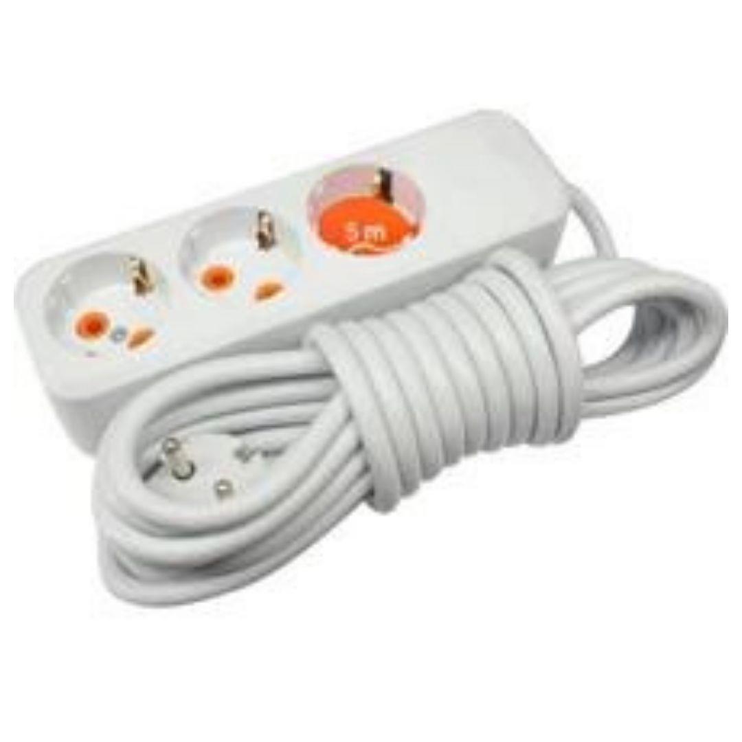 ASEL 3 LÜ TOPRAKLI GRUP PRİZ 5 MT 0108  *20