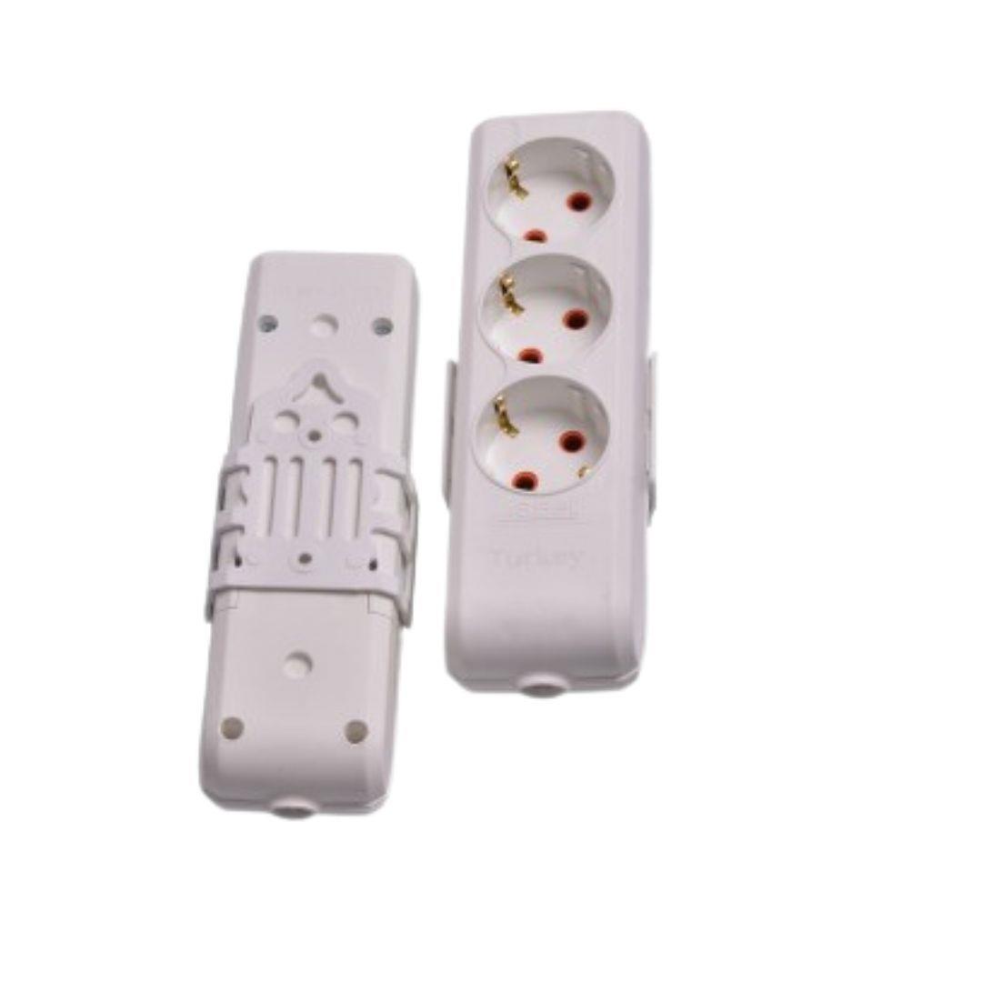 ASEL 3 LÜ TOPRAKLI GRUP PRİZ KLEMENSLİ 0105 *60