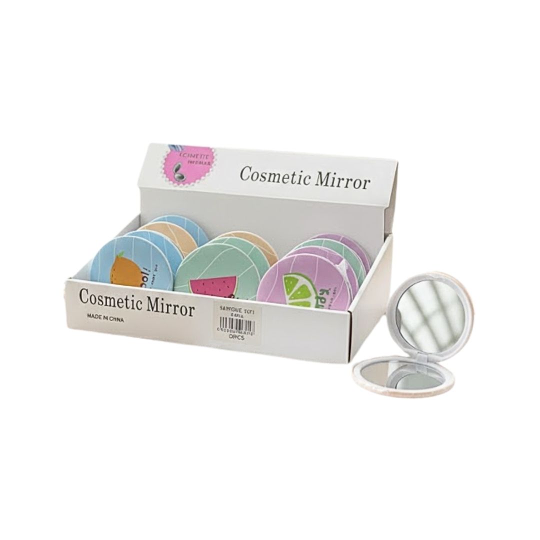 BH-1371 COSMETİC MİRROR LÜX CEP AYNASI 12 Lİ*40