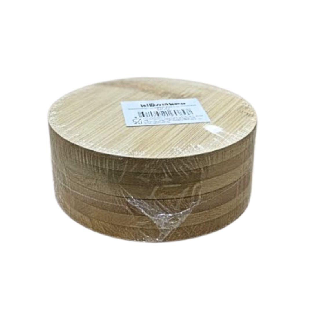 BİBAMBOO 0074 BAMBU ÇAY TABAĞI YUVARLAK 6 LI*48