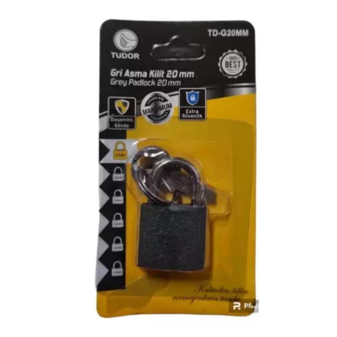 BLİSTERLİ TUDOR GRİ 20 MM KİLİT*12*40 BLİSTERLİ TUDOR GRİ 20 MM KİLİT*12*40