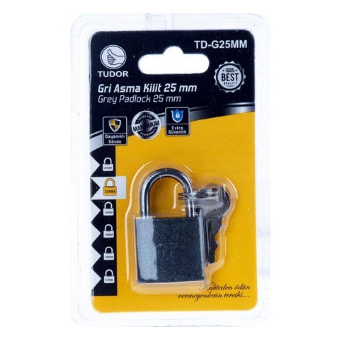 BLİSTERLİ TUDOR GRİ 25 MM KİLİT*12*30 BLİSTERLİ TUDOR GRİ 25 MM KİLİT*12*30
