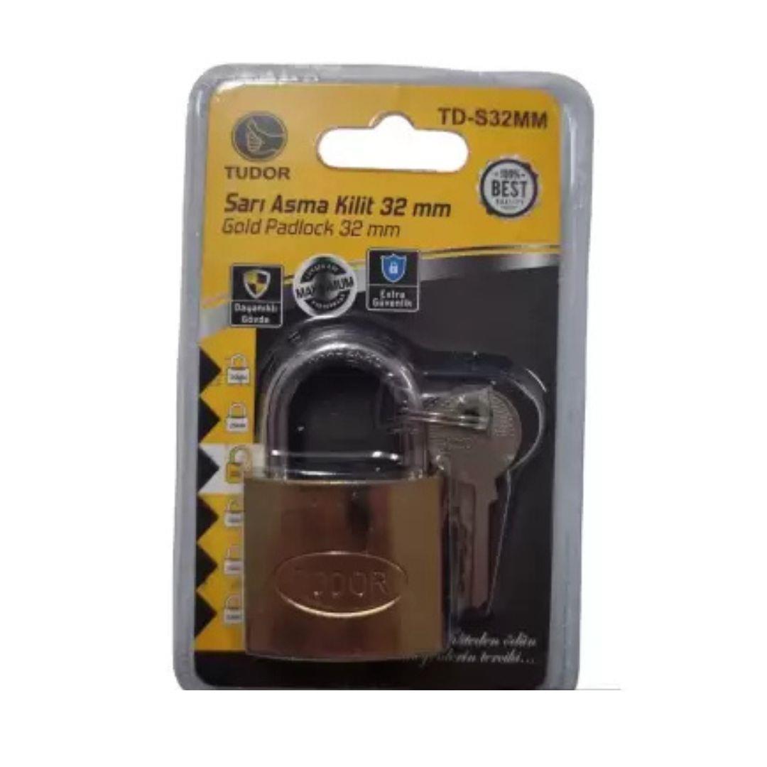 BLİSTERLİ TUDOR SARI 32 MM KİLİT*12*20