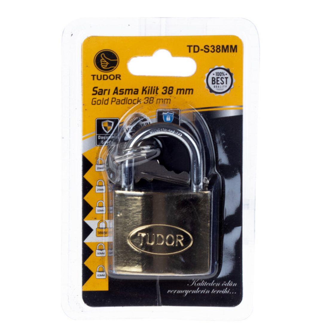 BLİSTERLİ TUDOR SARI 38 MM KİLİT*12*16 BLİSTERLİ TUDOR SARI 38 MM KİLİT*12*16