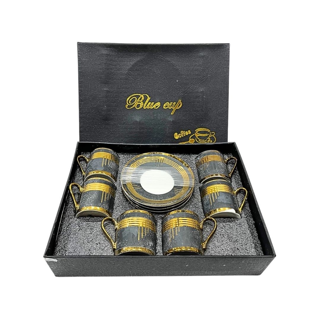 BLUECUP 09 PORSELEN LÜX KAHVE TAKIMI*16