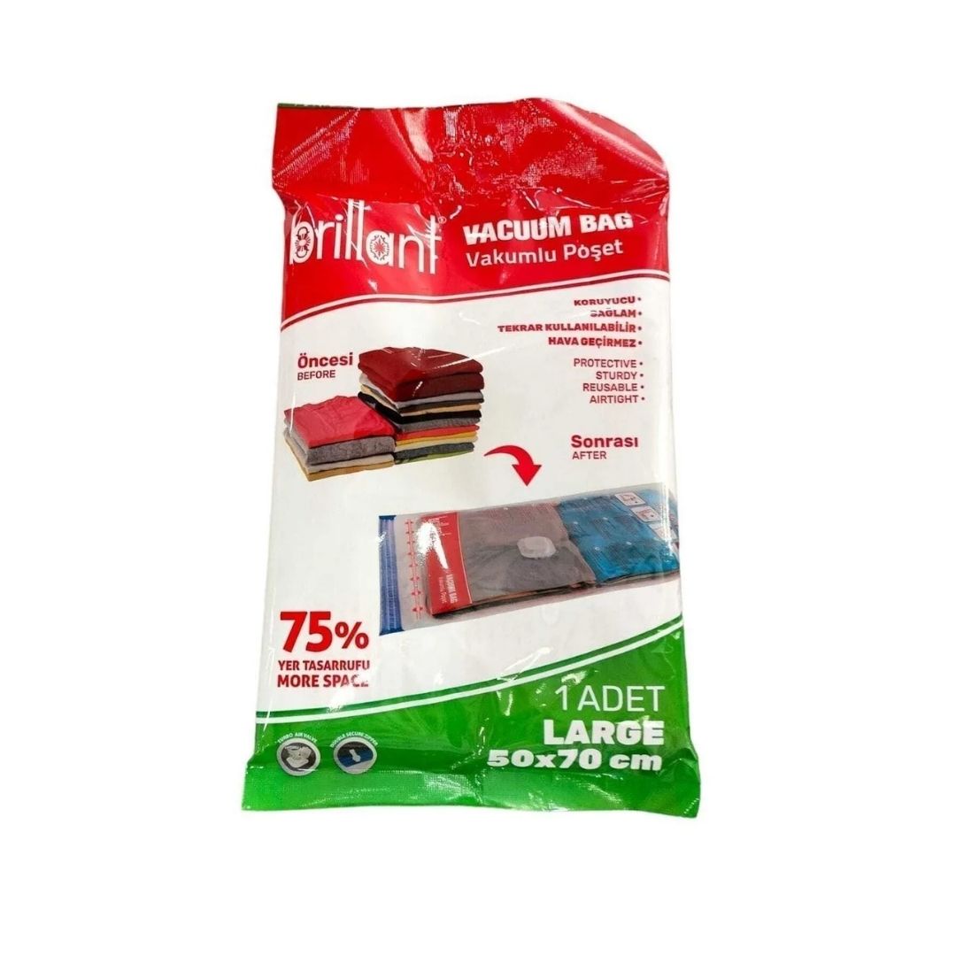BRİLLANT 50X70 LARGE VAKUMLU HURÇ*18*108 BRİLLANT 50X70 LARGE VAKUMLU HURÇ*18*108