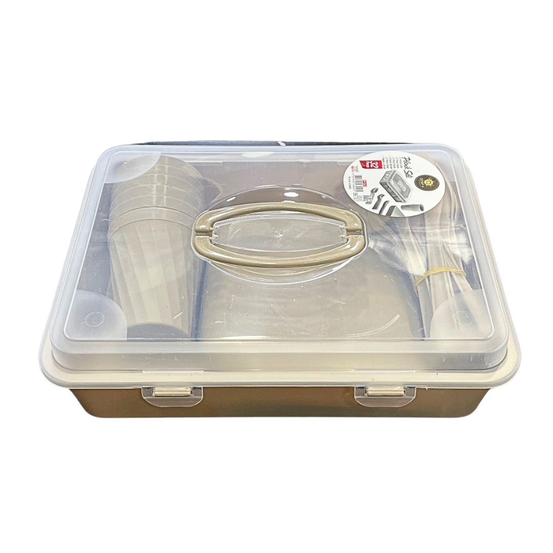 DEMPA DP-22/1 6 KİŞİLİK PİKNİK SETİ 32 PARÇA*14