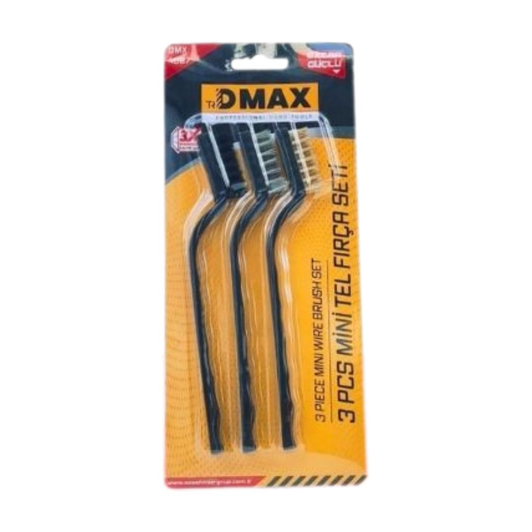 DMAX-4087 MİNİ 3 LÜ TEL FIRÇA SETİ*240