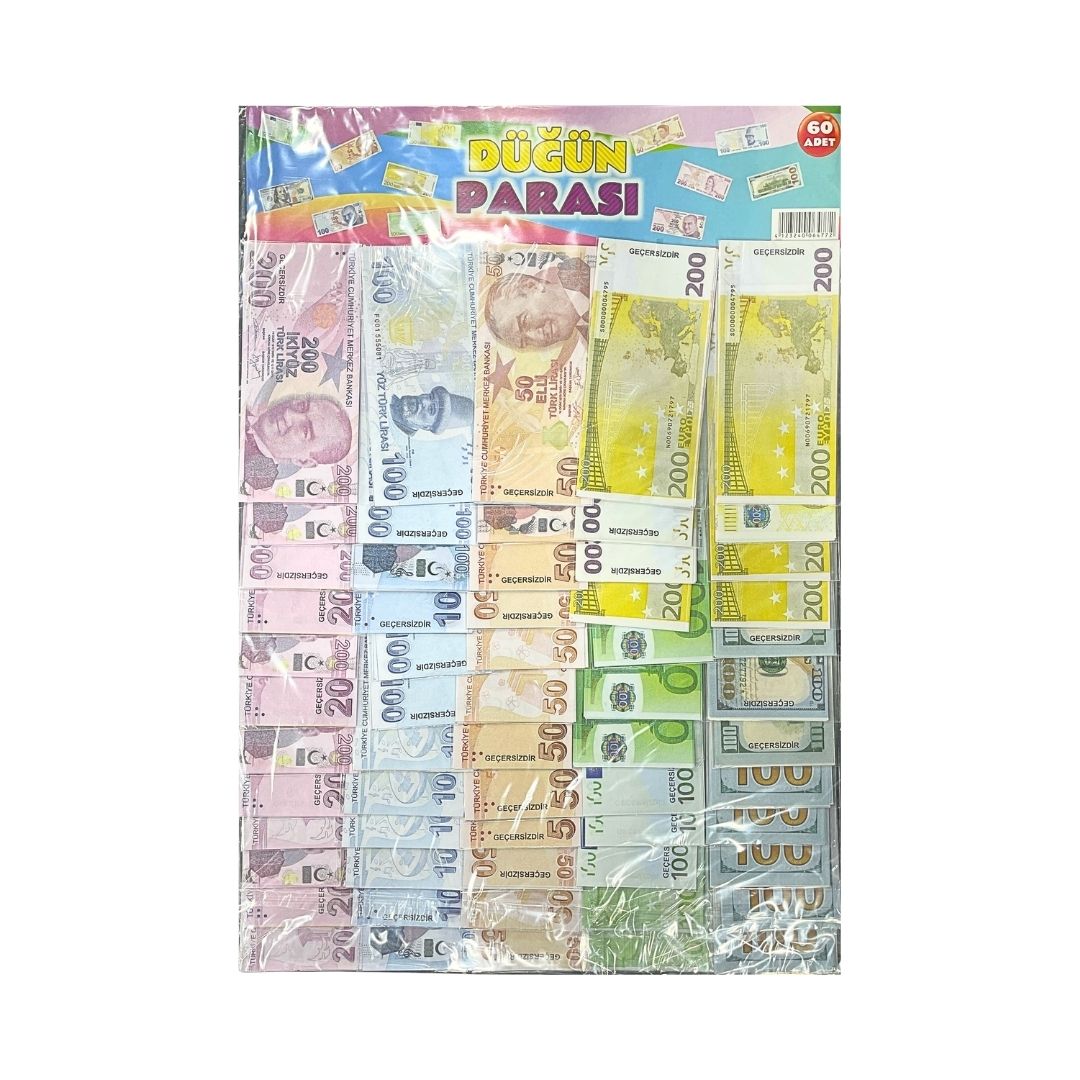 DÜĞÜN PARASI SAHTE PARA KARTELADA (60*80)*4800
