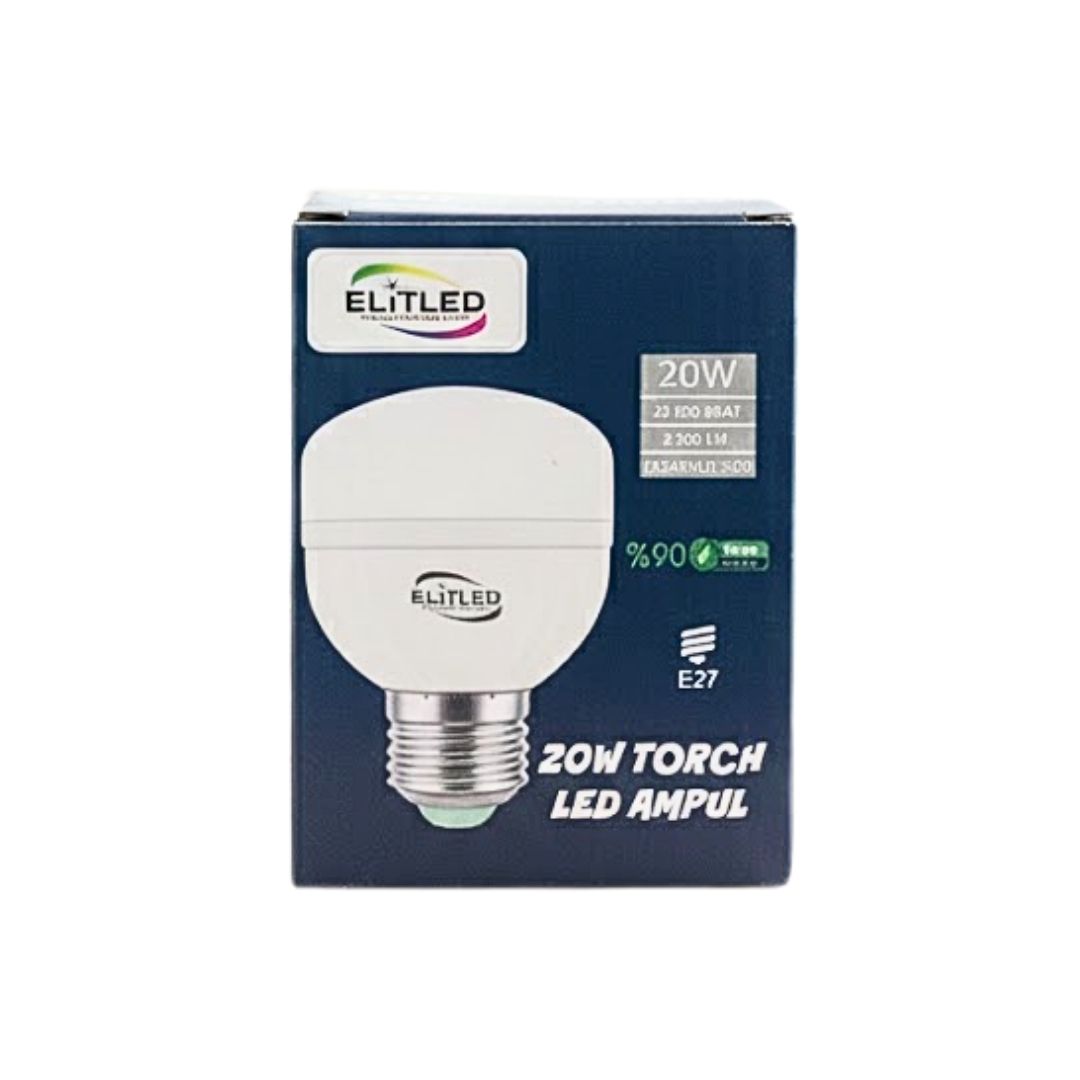 ELİTLED 20 W LED TORCH AMPUL*20 ELİTLED 20 W LED TORCH AMPUL*20
