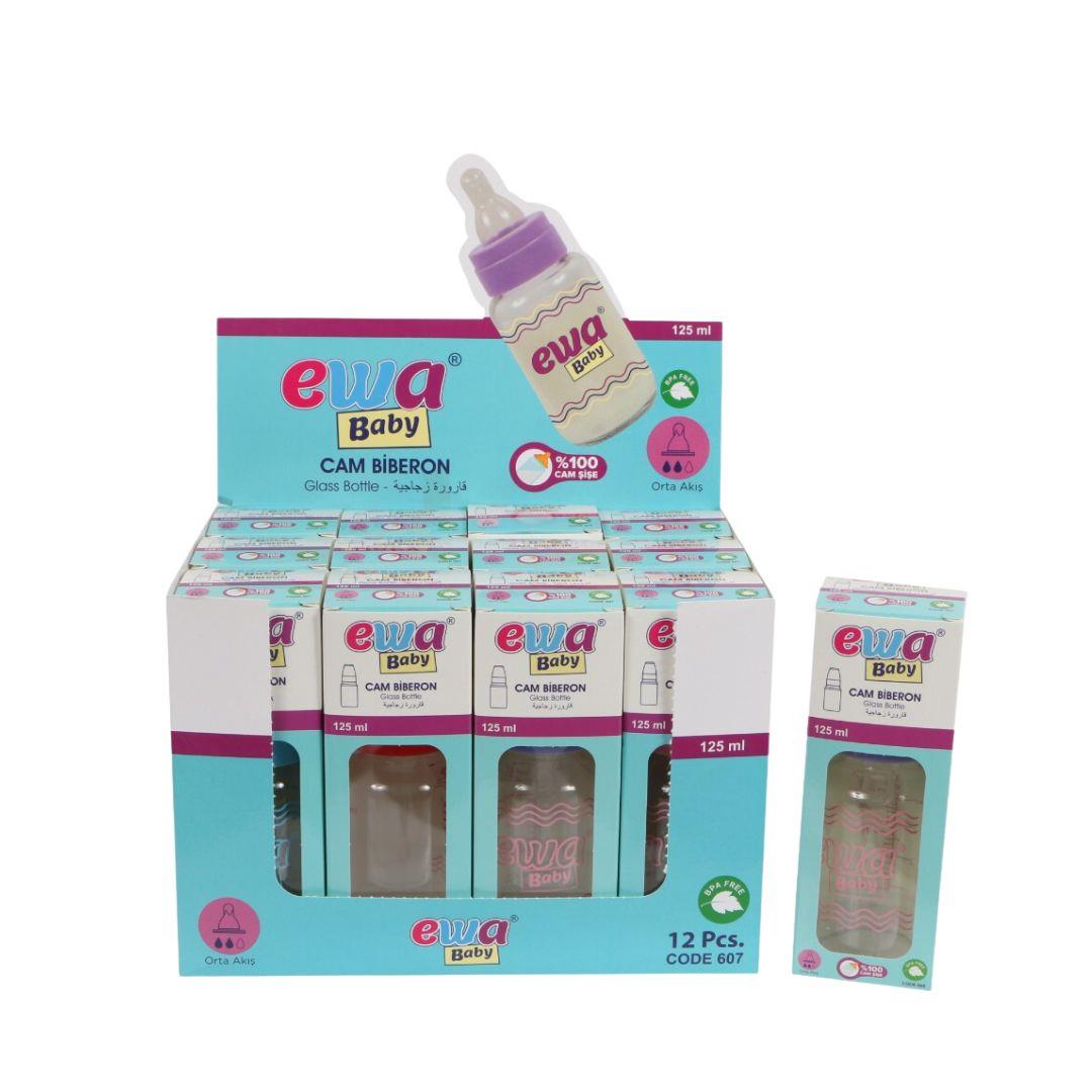EWA BABY EWA-607 125 ML CAM BİBERON(12*12)*144