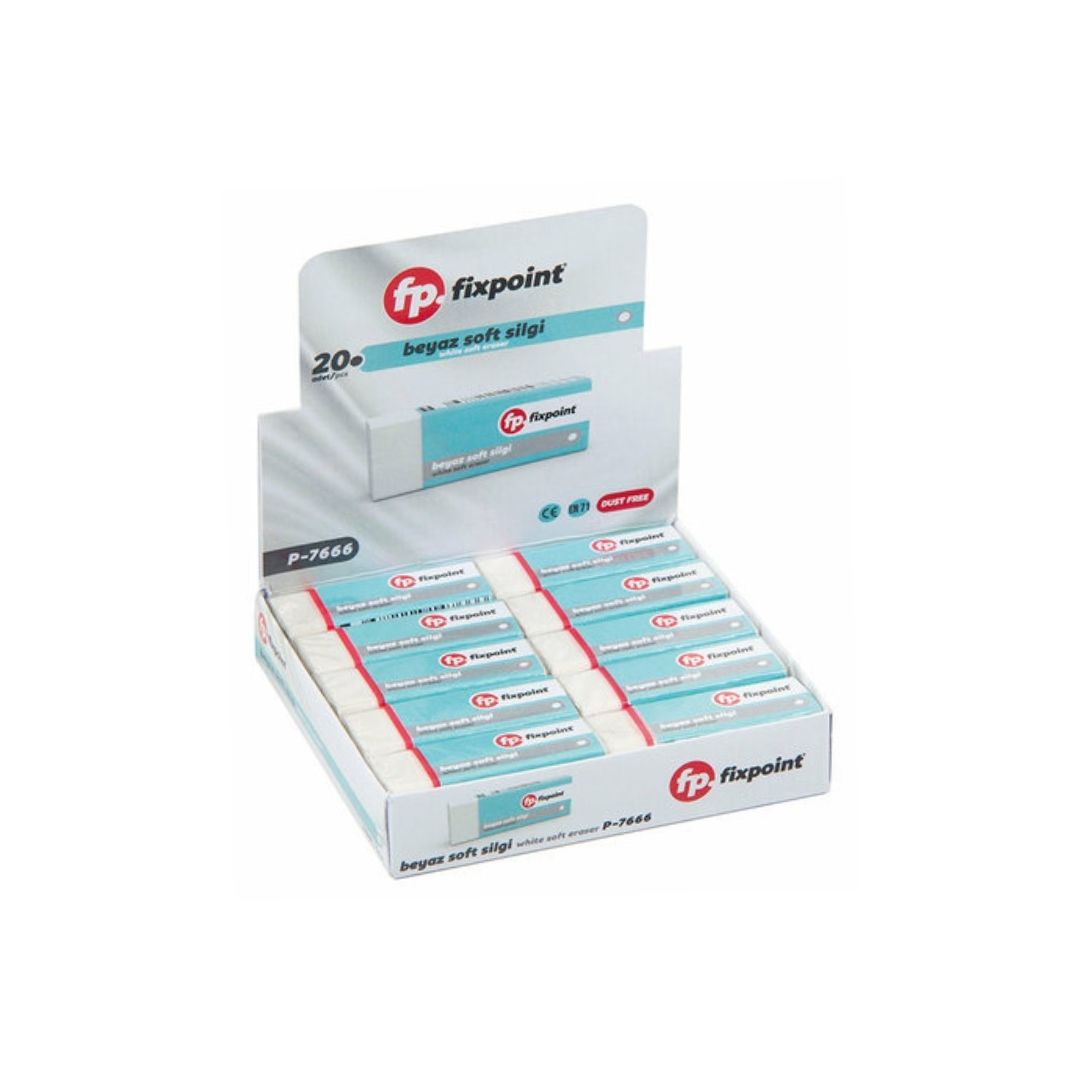 FIXPOINT BEYAZ SILGI 20LI P-7666(20*36)*720 FIXPOINT BEYAZ SILGI 20LI P-7666(20*36)*720