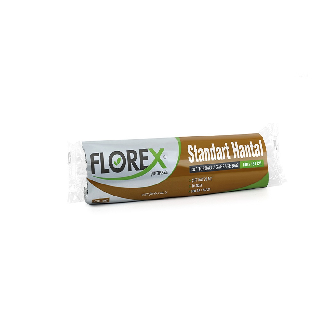 FLOREX FL-507 ÇÖP POŞETİ STANDART HANTAL 500gr *10
