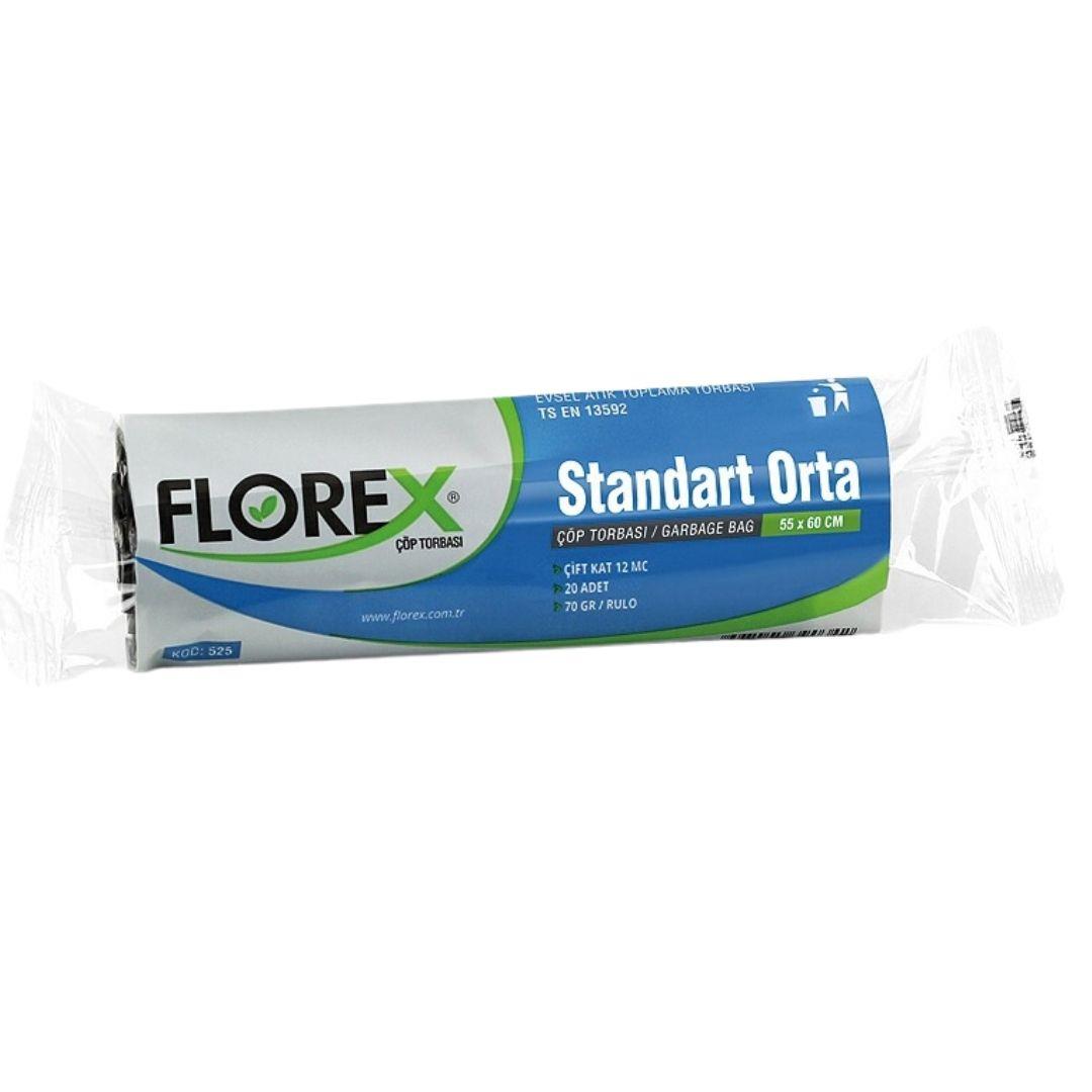 FLOREX FL-525 ÇÖP POŞETİ STANDART ORTA 80 gr*50
