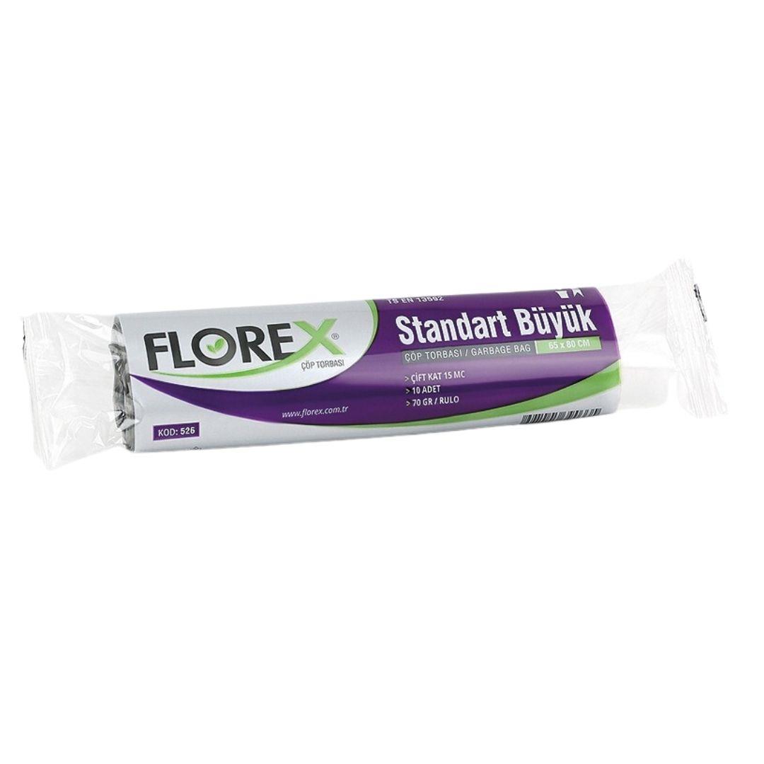 FLOREX FL-526 ÇÖP POŞETİ STANDART BÜYÜK 80gr*50