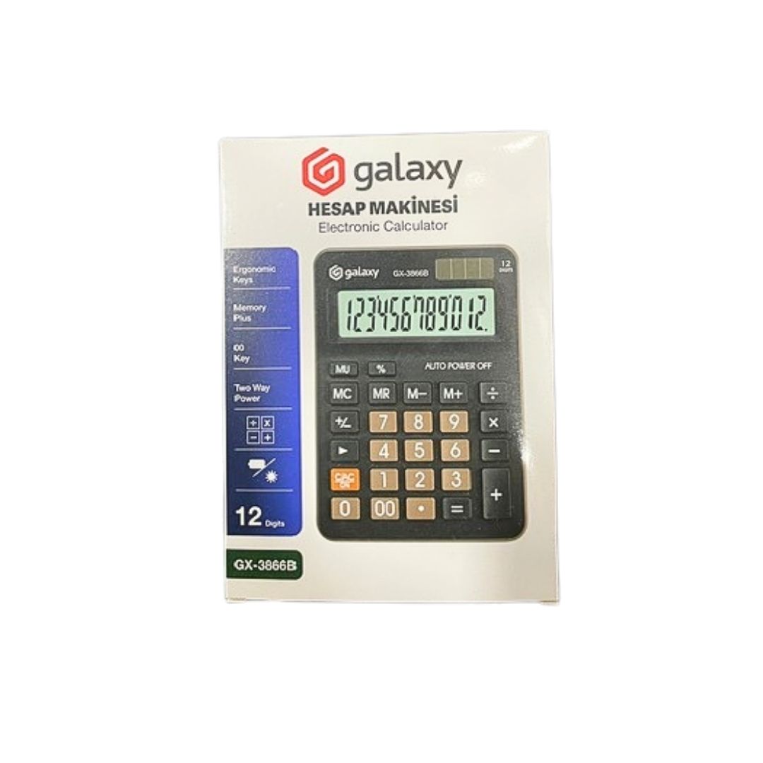 GALAXY HESAP MAKINESI GX-3866B(60*2)*120 GALAXY HESAP MAKINESI GX-3866B(60*2)*120