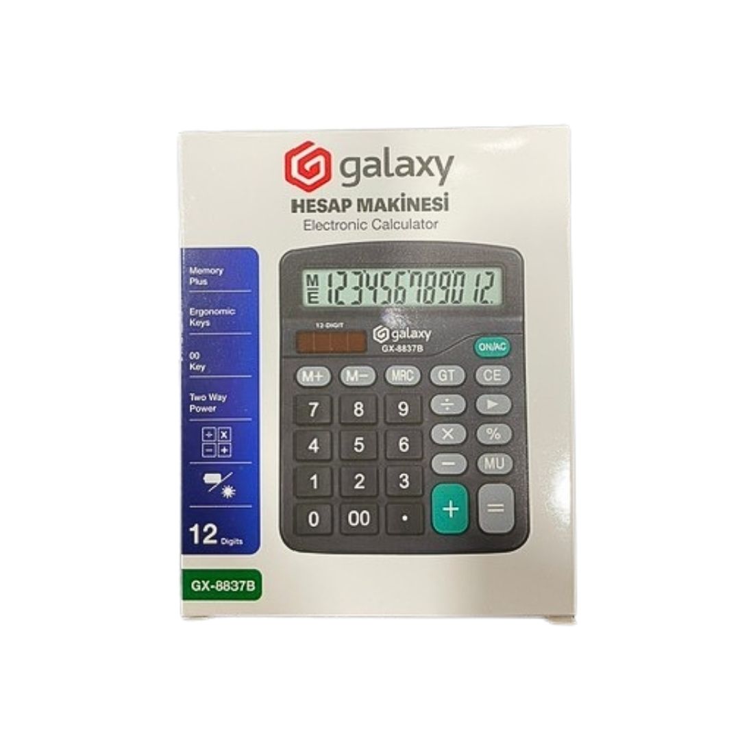 GALAXY HESAP MAKINESI GX-8837B(60*2)*120 GALAXY HESAP MAKINESI GX-8837B(60*2)*120