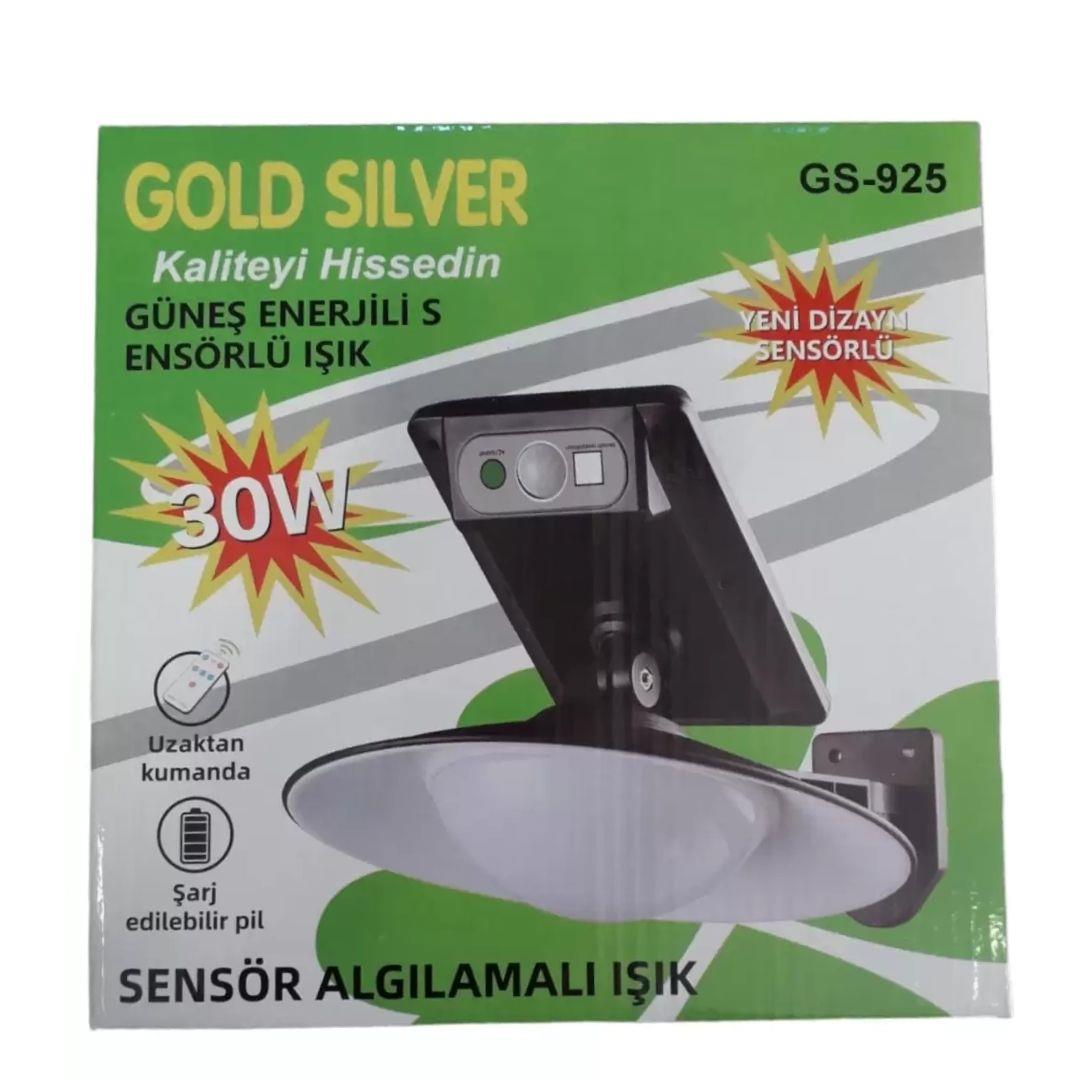 GOLD SİLVER GS-925 GÜNEŞ ENERJİLİ SENSÖRLÜ IŞIK*36 GOLD SİLVER GS-925 GÜNEŞ ENERJİLİ SENSÖRLÜ IŞIK*36