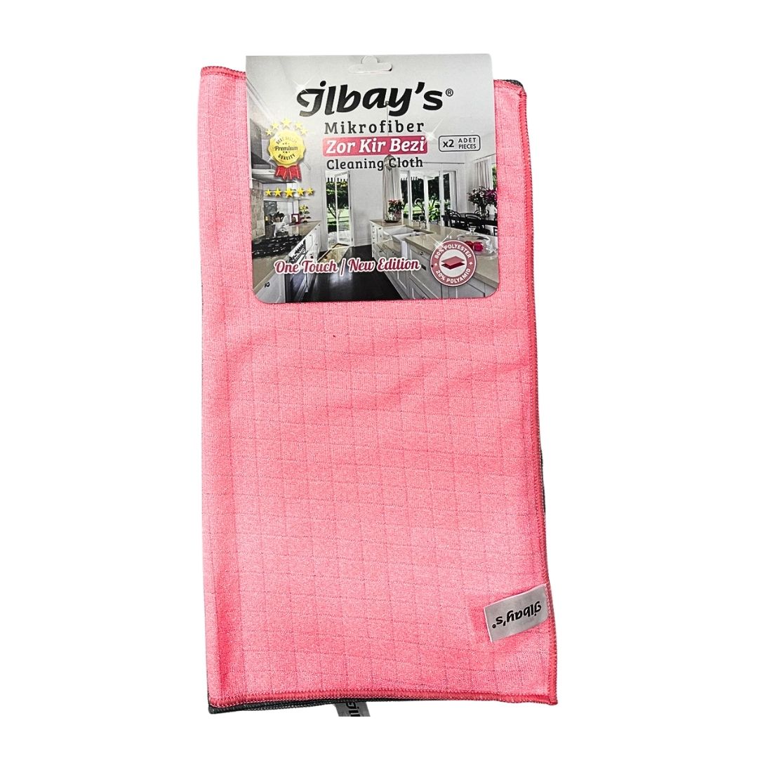 İLBAYS 2Lİ  MİKROFİBER ZOR KİR BEZİ 40X40*50