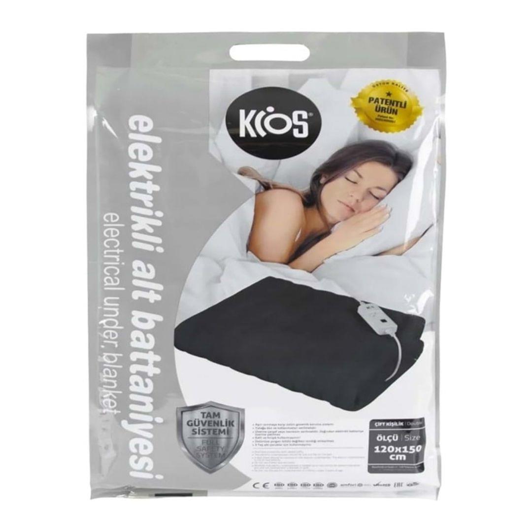 KİOS ÇİFT KİŞİLİK ELEKTRİKLİ BATTANİYE*12