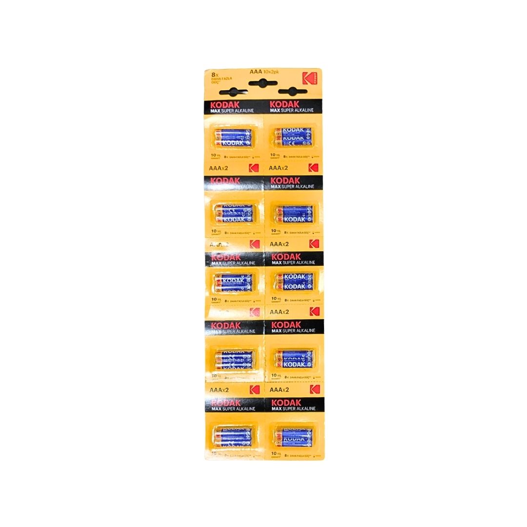 KODAK KUMANDA PİL 2Lİ KART(10*10)*100