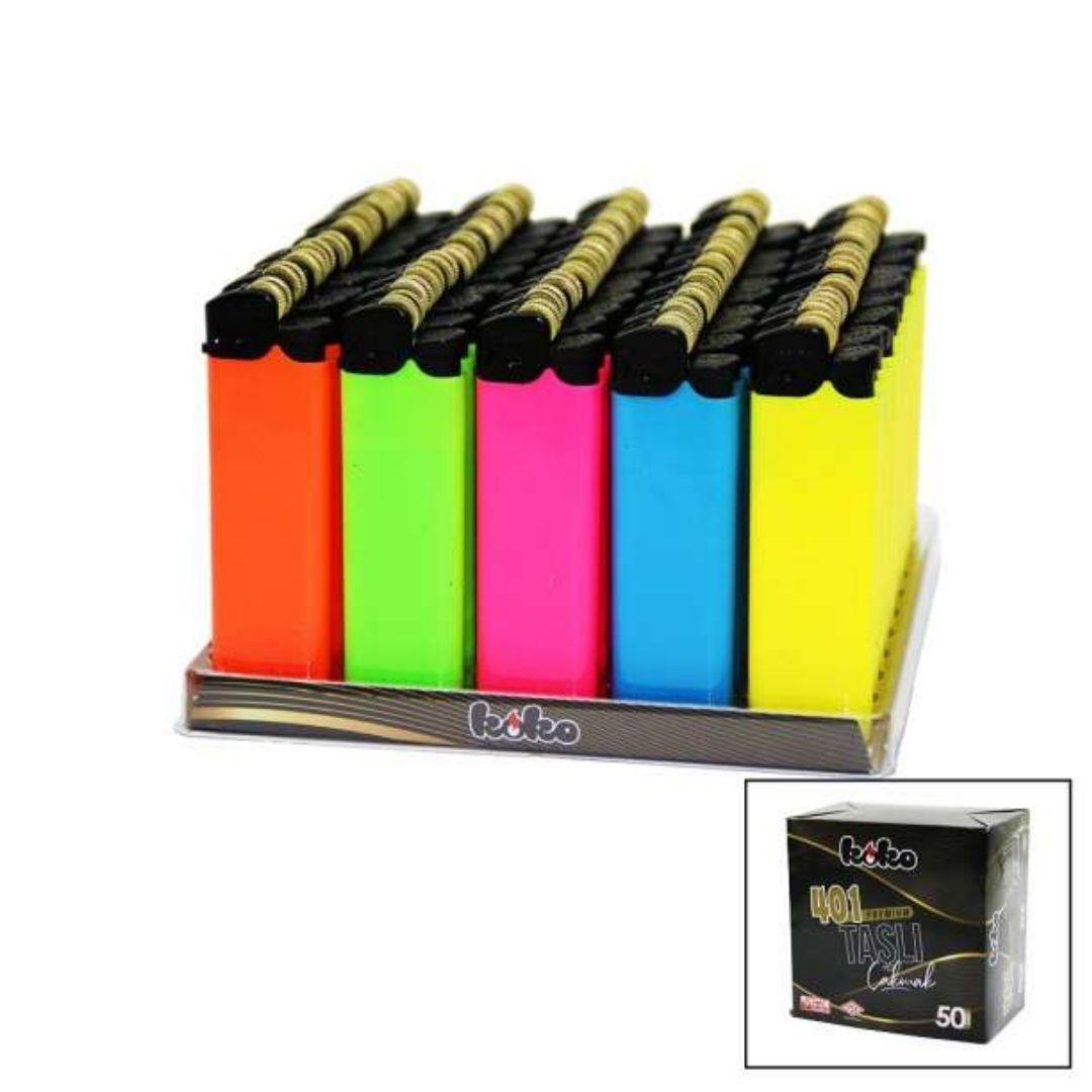 KOKO 401 PREMİUM TAŞLI ÇAKMAK PLS.(50*20)*1000 KOKO 401 PREMİUM TAŞLI ÇAKMAK PLS.(50*20)*1000