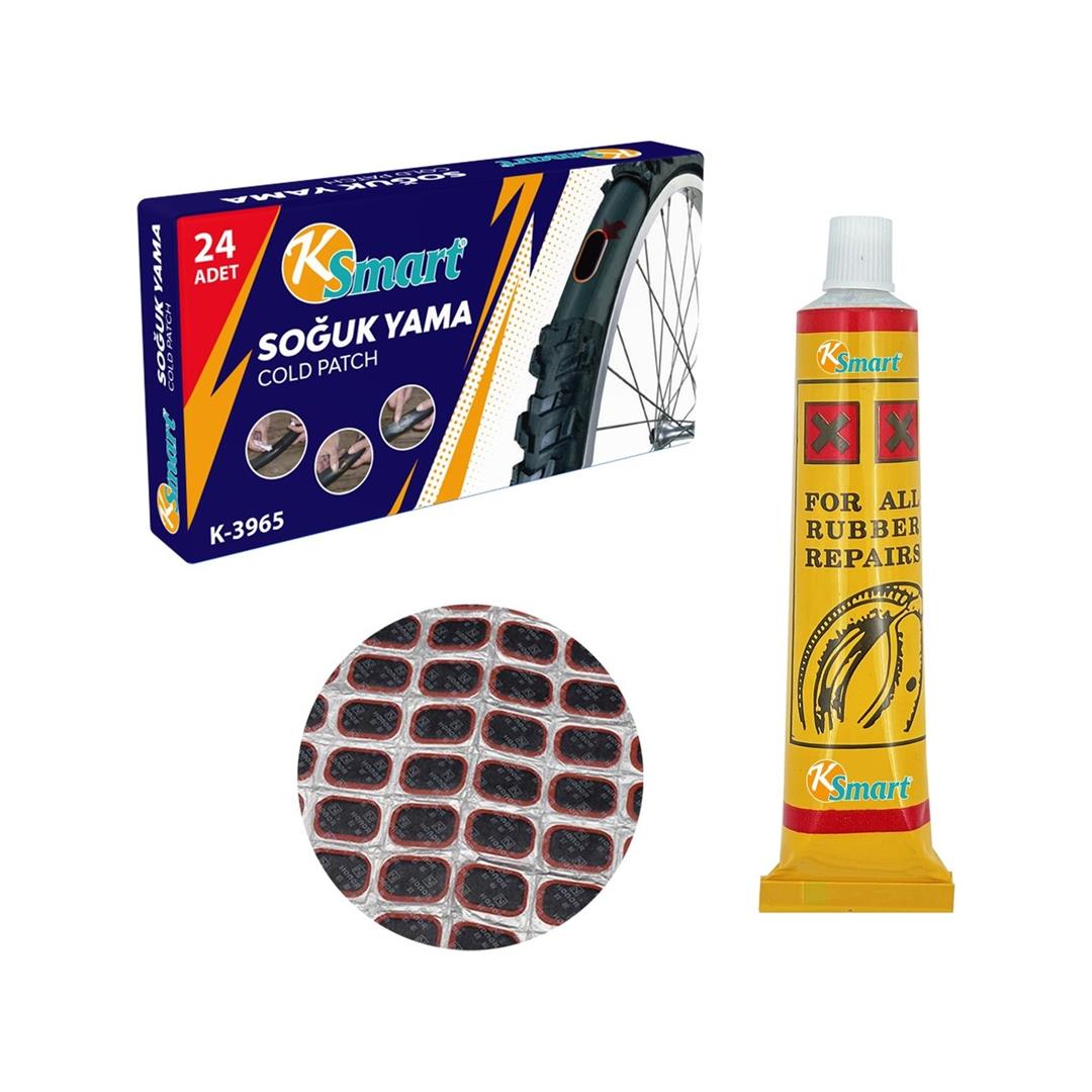 KSMART BİSİKLET YAMASI 24 LÜ(10*20)*200 KSMART BİSİKLET YAMASI 24 LÜ(10*20)*200