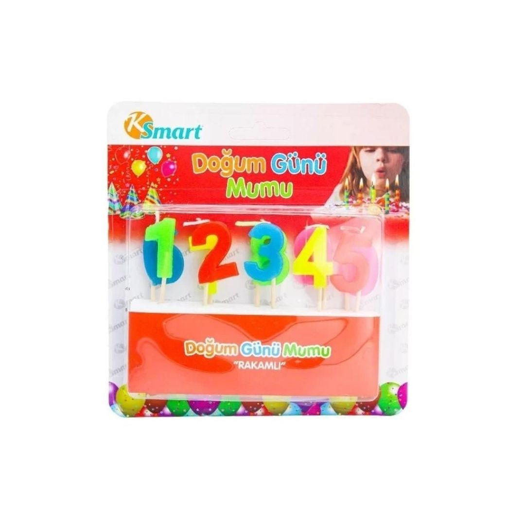 KSMART K-5535 ÇOK RAKAMLI DOĞUM GÜNÜ MUMU*288