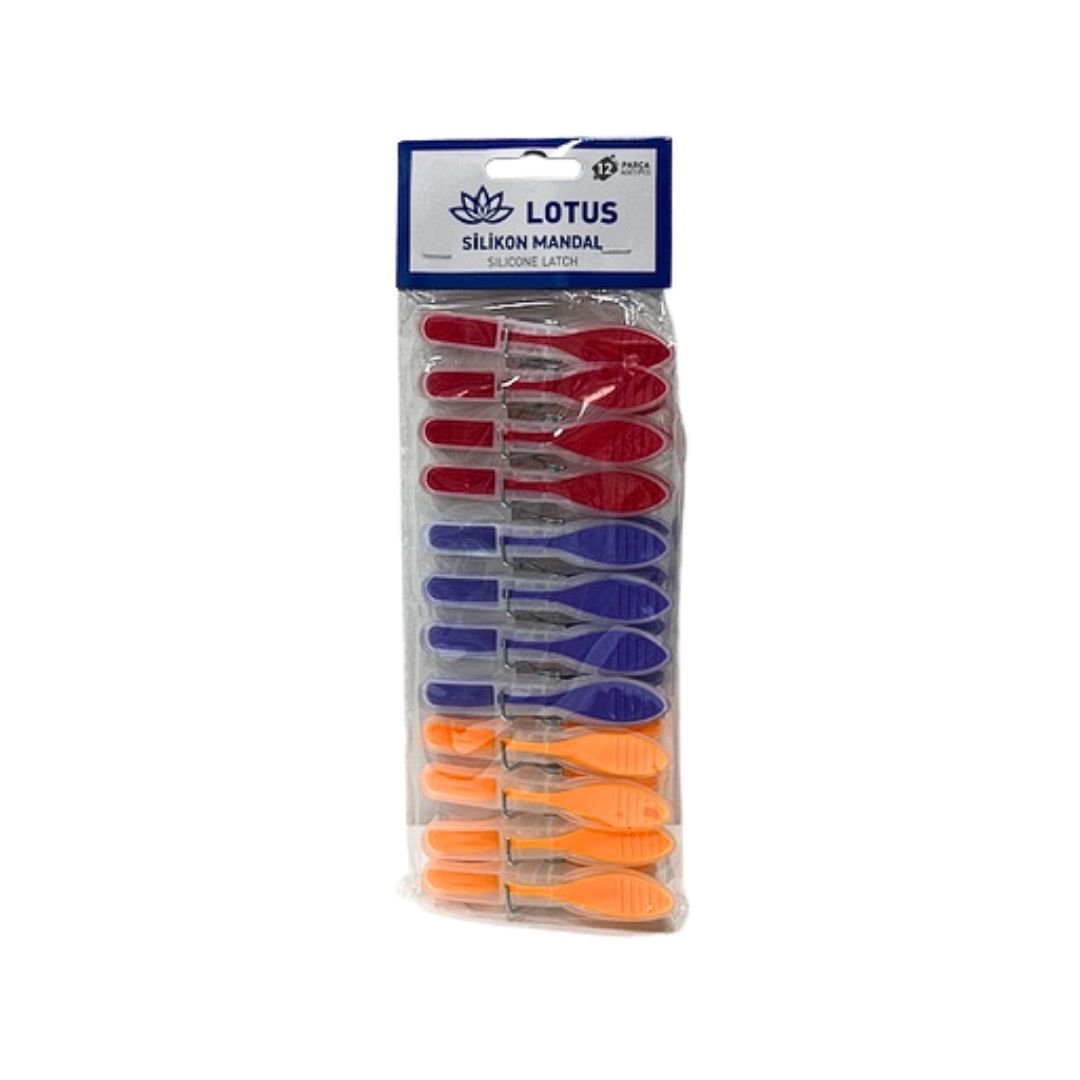 LOTUS LTS-MND30 12 Lİ SİLİKON MANDAL*144 LOTUS LTS-MND30 12 Lİ SİLİKON MANDAL*144