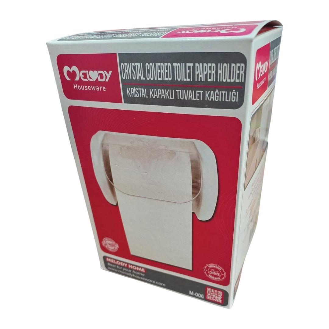 MELODY M-006 KRİSTAL KAPAKLI WC KAĞITLIĞI*30