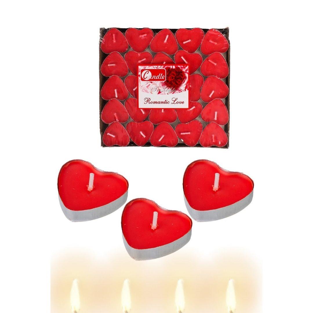 MGS-8003/ TGB-3525 50 Lİ KALPLİ TEA LİGHT MUM*40 MGS-8003/ TGB-3525 50 Lİ KALPLİ TEA LİGHT MUM*40