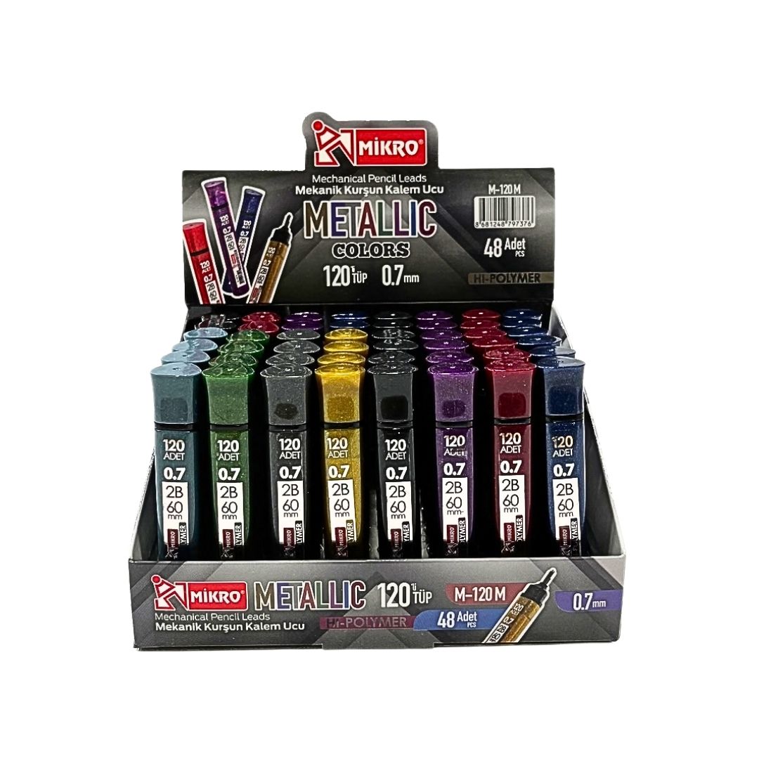 MİKRO M-120M METALLIC 120 MİN 07 UÇ  48 Lİ *30