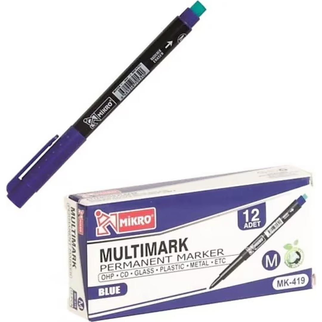 MİKRO M ( KALIN ) CD KALEMİ MAVİ*