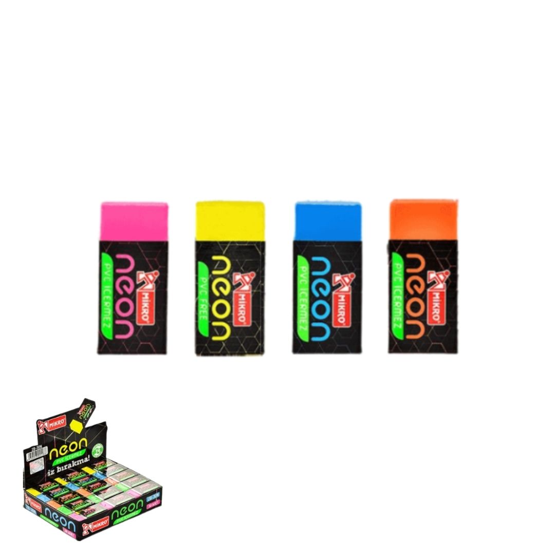 MİKRO SİLGİ SOFT NEON 2B-30N 30 LU*50 MİKRO SİLGİ SOFT NEON 2B-30N 30 LU*50