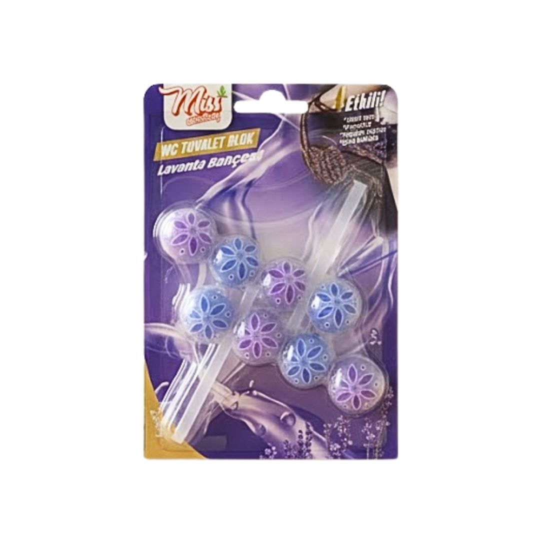 MİSS CLEANİNG 2X55 GR LAVANTA KOKULU WC BLOK*24 MİSS CLEANİNG 2X55 GR LAVANTA KOKULU WC BLOK*24