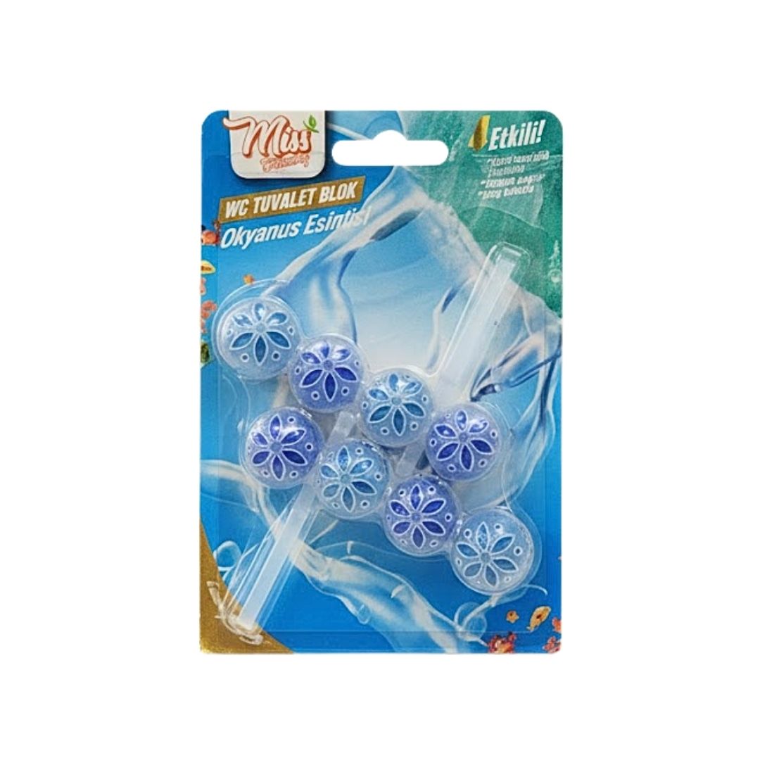 MİSS CLEANİNG 2X55 GR OKYANUS KOKULU WC BLOK*24 MİSS CLEANİNG 2X55 GR OKYANUS KOKULU WC BLOK*24
