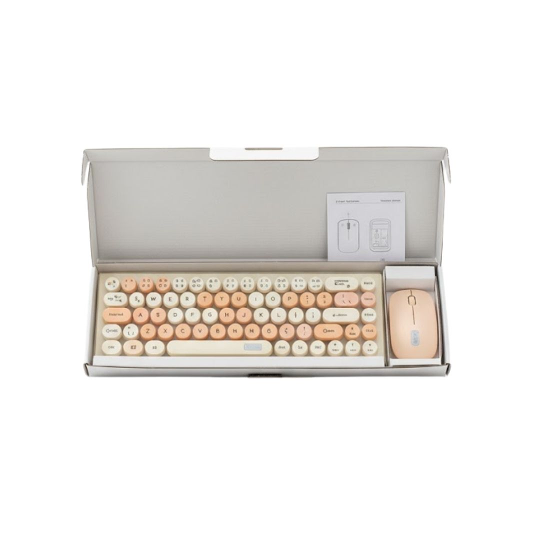 MUGGLE MU-1763S SARI KABLOSUZ KLAVYE&MOUSE SET*