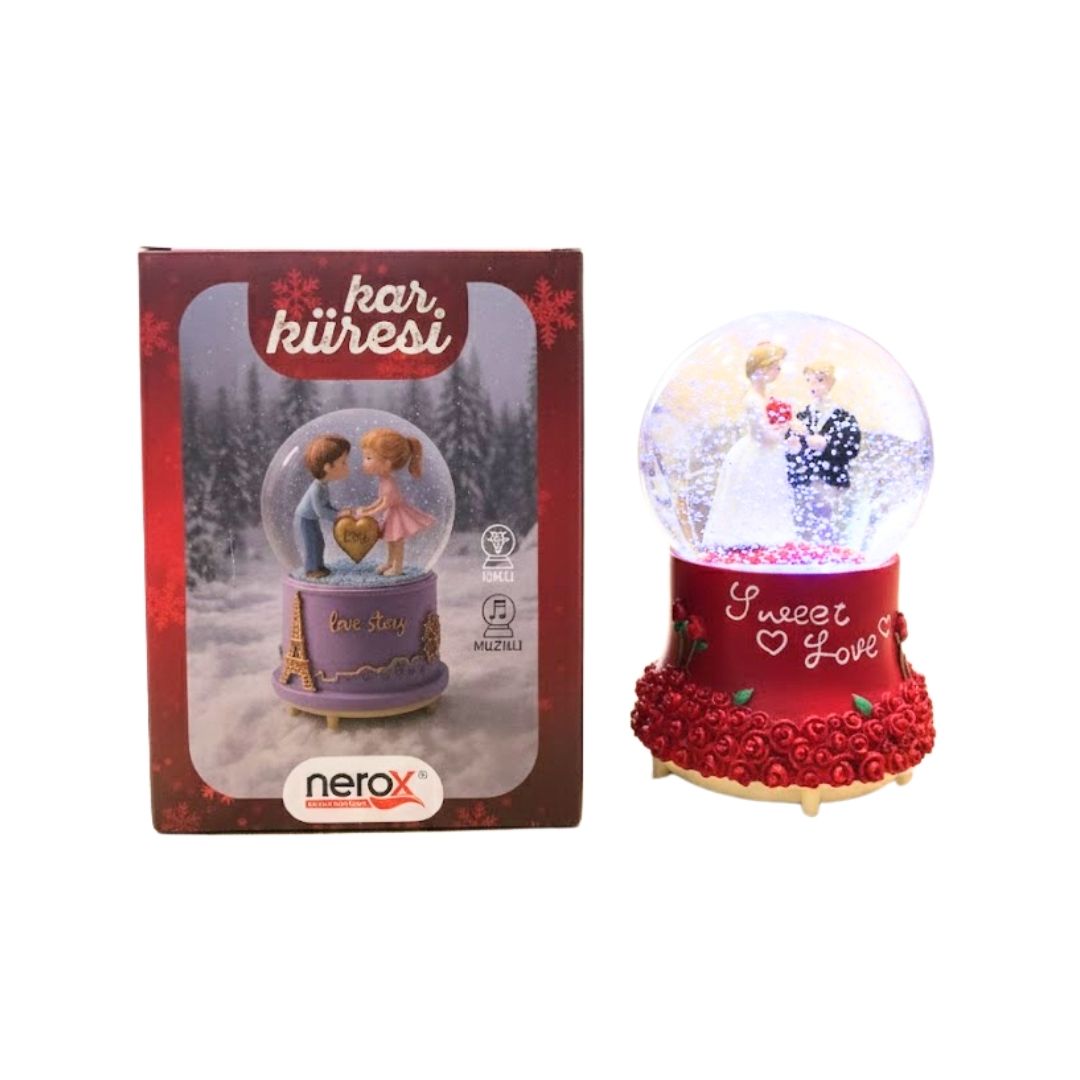 NEROX NRX-4522 KAR KÜRESİ IŞIKLI MÜZİKLİ*12 NEROX NRX-4522 KAR KÜRESİ IŞIKLI MÜZİKLİ*12