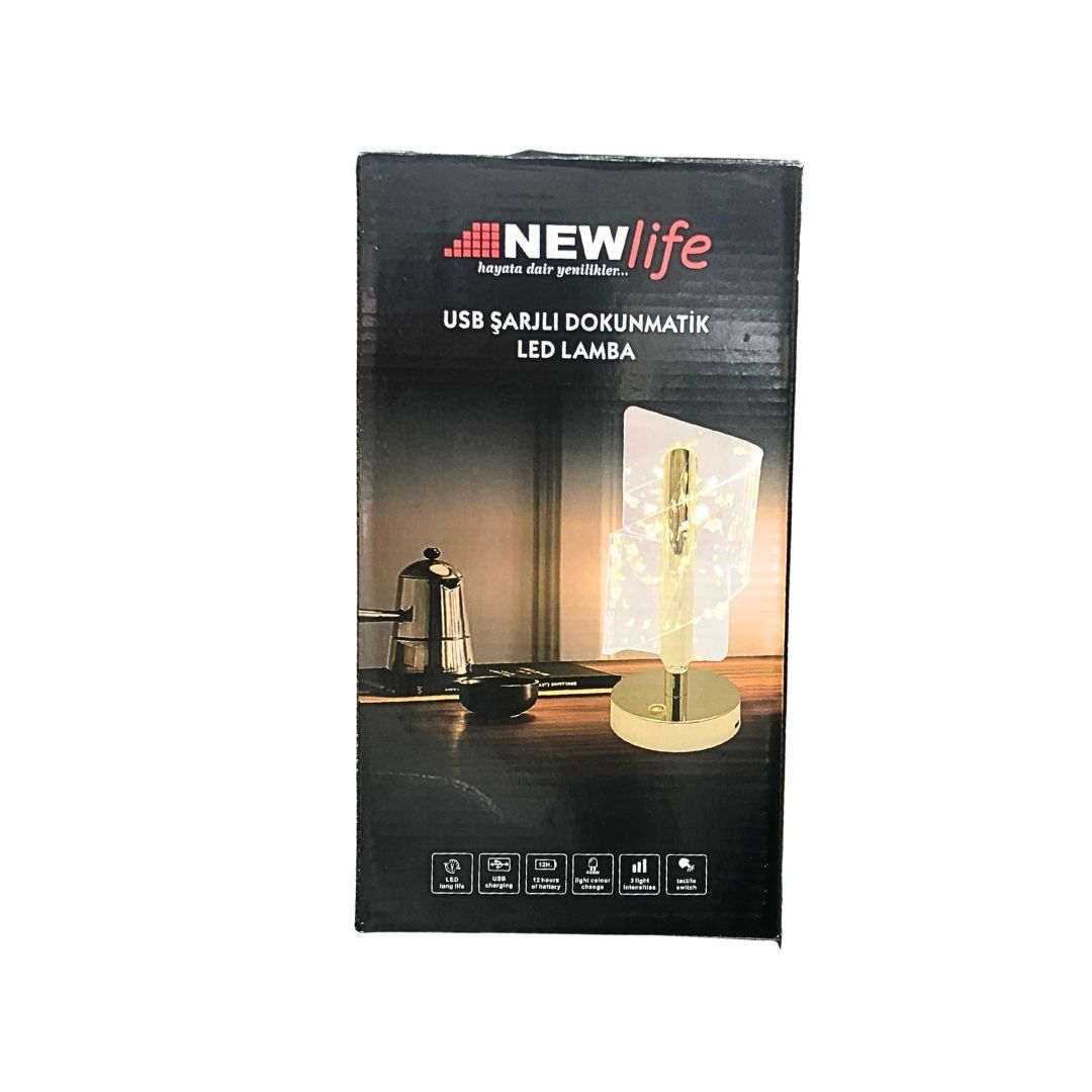 NEWLİFE LÜX GOLD MANTAR LEDLİ MASA LAMBASI*40 NEWLİFE LÜX GOLD MANTAR LEDLİ MASA LAMBASI*40