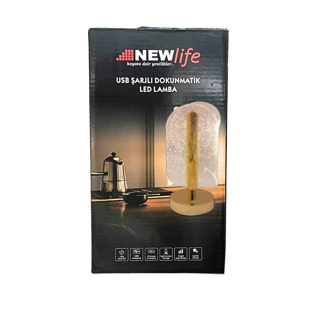 NEWLİFE LÜX GOLD MANTAR LEDLİ MASA LAMBASI*40 NEWLİFE LÜX GOLD MANTAR LEDLİ MASA LAMBASI*40