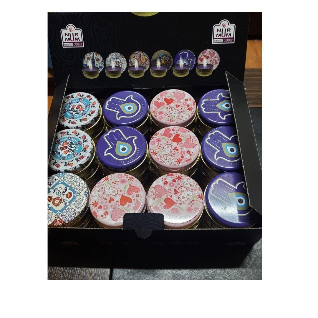 NURMUM X-315 TENEKE TEA LİGHT MUM KOKULU*36*4 NURMUM X-315 TENEKE TEA LİGHT MUM KOKULU*36*4