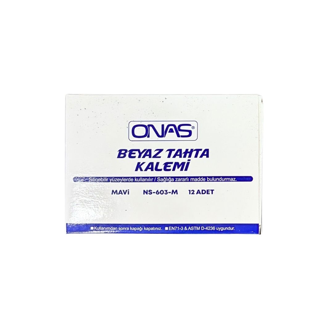 ONAS NS-603-M TAHTA KALEMİ MAVİ(12*96)*1152 ONAS NS-603-M TAHTA KALEMİ MAVİ(12*96)*1152