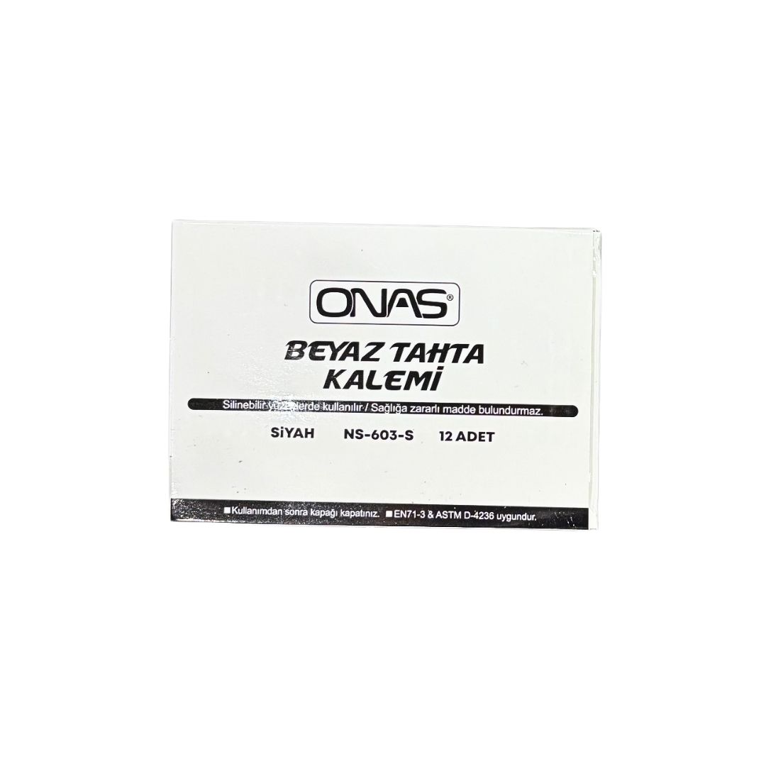 ONAS NS-603-S TAHTA KALEMİ SİYAH(12*96)*1152 ONAS NS-603-S TAHTA KALEMİ SİYAH(12*96)*1152