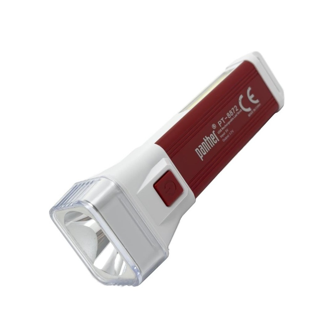 PANTHER PT-8872 USB ŞARZLI SOLAR EL FENERİ*150