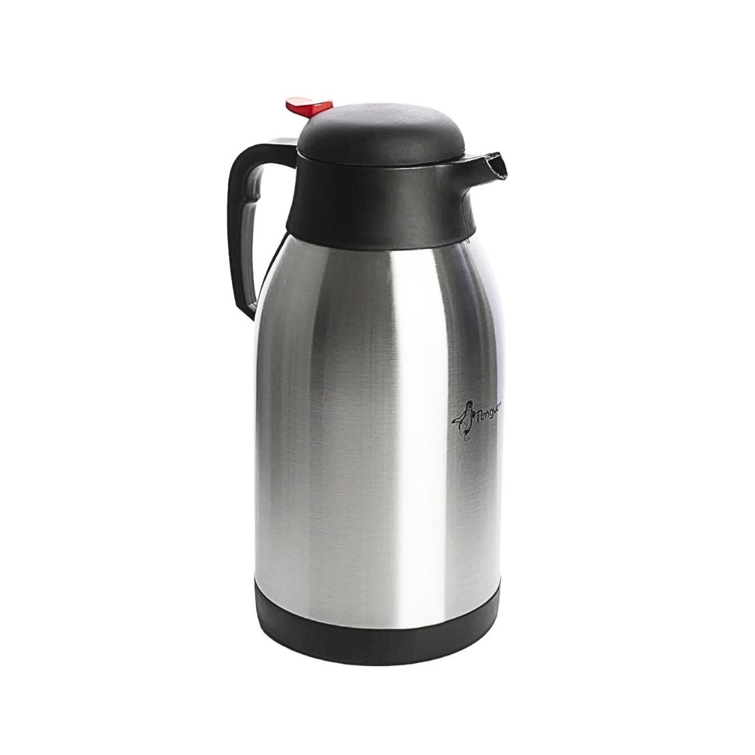 PENGUEN 1250P 2,5 LİTRE INOX MANDALLI TERMOS*12