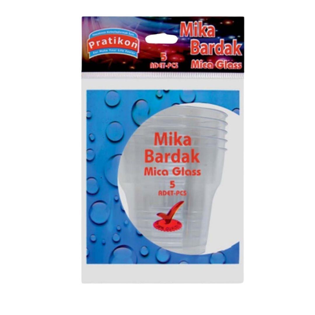PRATİKON PR1151 MİKA BARDAK 5Lİ*50 PRATİKON PR1151 MİKA BARDAK 5Lİ*50