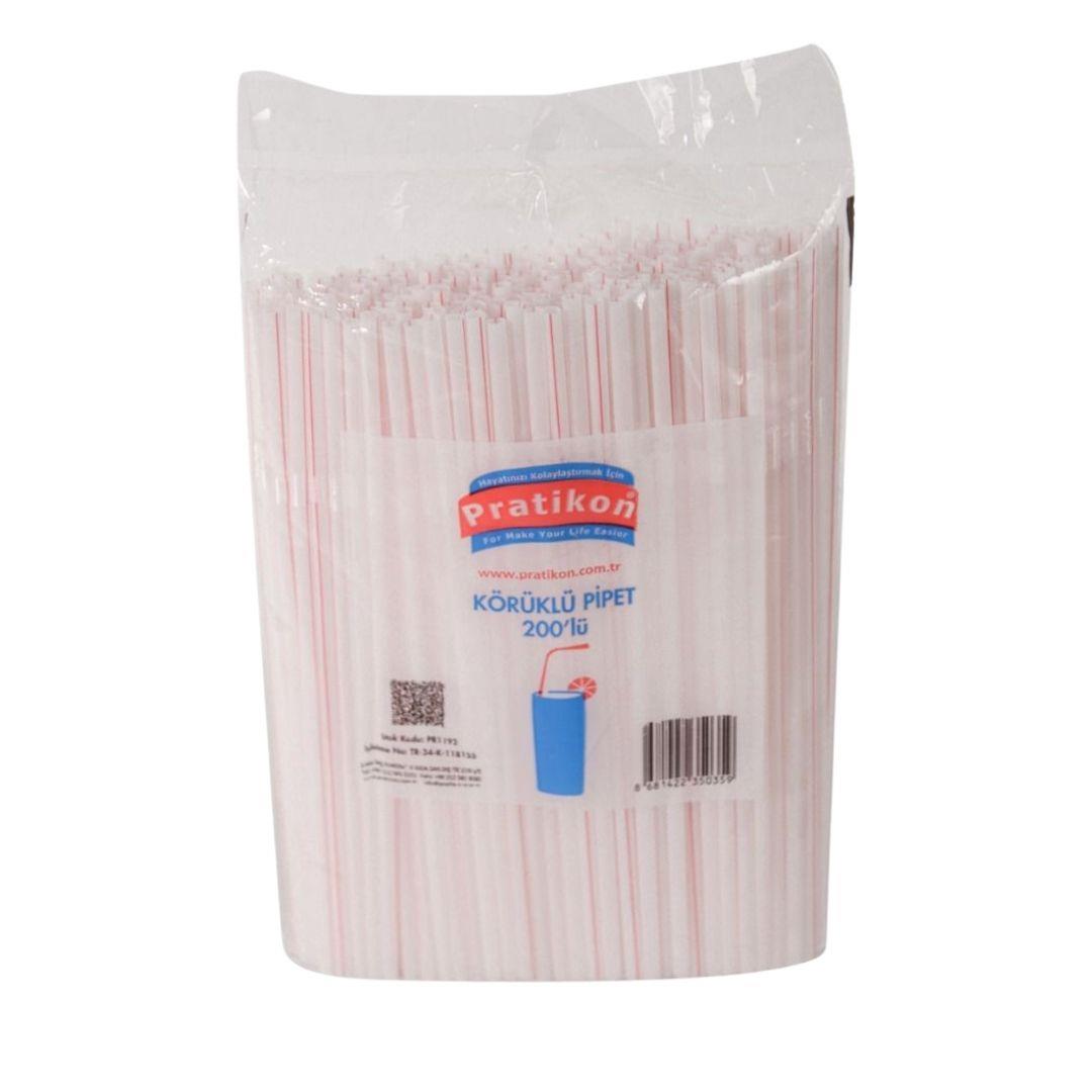 PRATİKON PR1192 PİPET KÖRÜKLÜ POŞETLİ 200LÜ*50