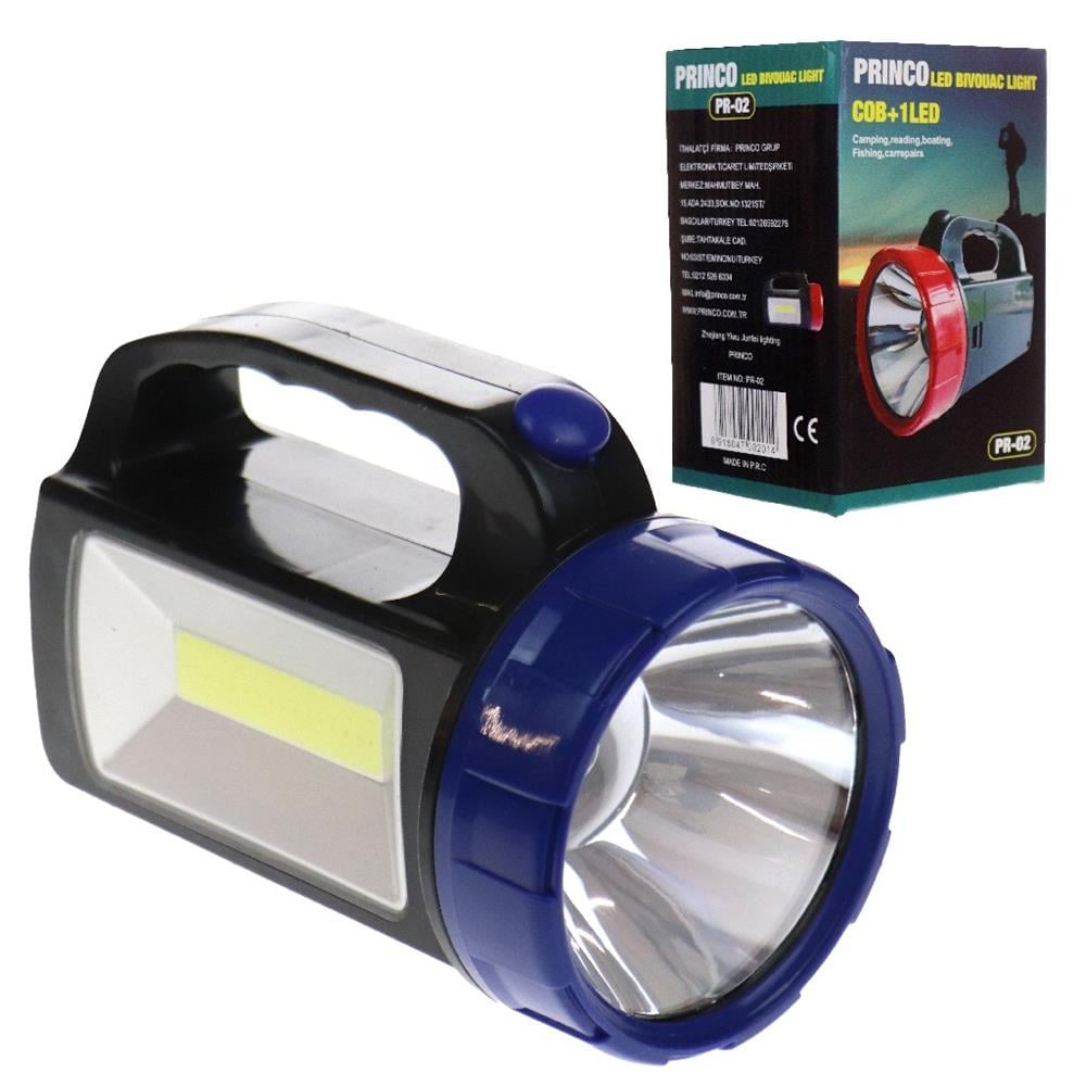 PRİNCO PR-02 LED PİLLİ FENER*500