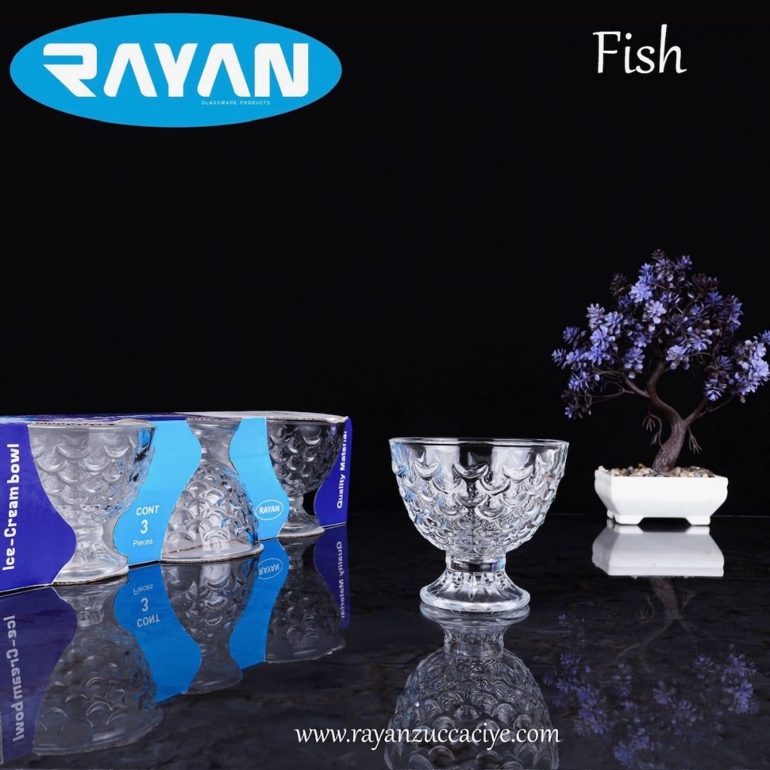 RAYAN İCE CREAM BOWL 3 LÜ DONDURMA KASESİ*16